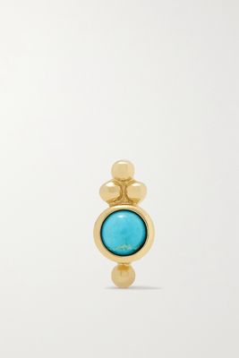 Maria Tash - 14-karat Gold Turquoise Earring - one size