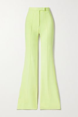 Alex Perry - Rene Stretch-crepe Flared Pants - Yellow