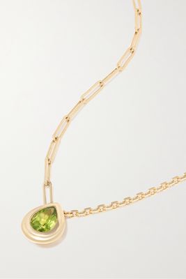 Yvonne Léon - 18-karat Gold Peridot Necklace - one size