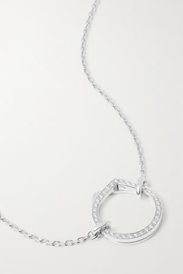 Repossi - Antifer 18-karat White Gold Diamond Necklace - one size