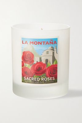La Montaña - Sacred Roses Candle, 220g - one size