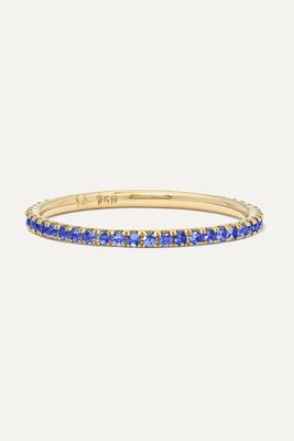 Ileana Makri - Thread 18-karat Gold Sapphire Ring - 5