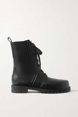 Porte & Paire - Rubber Ankle Boots - Black