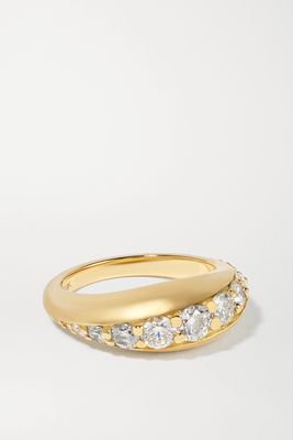 Melissa Kaye - Remi 18-karat Gold Diamond Ring - 7