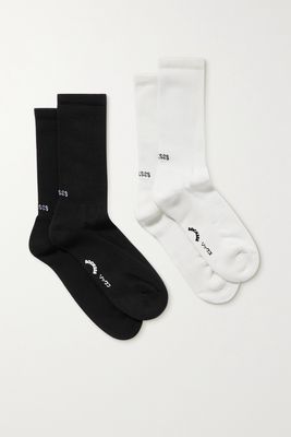 SOCKSSS - Set Of Two Organic Cotton-blend Socks - White