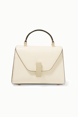 Valextra - Iside Micro Textured-leather Tote - White