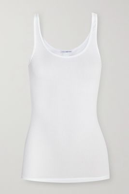 James Perse - The Daily Ribbed Stretch-cotton Tank - White