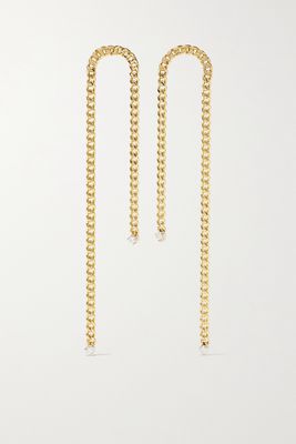 Delfina Delettrez - 18-karat Gold Diamond Earrings - one size