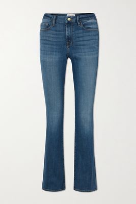 FRAME - Le Mini Boot Mid-rise Jeans - Blue
