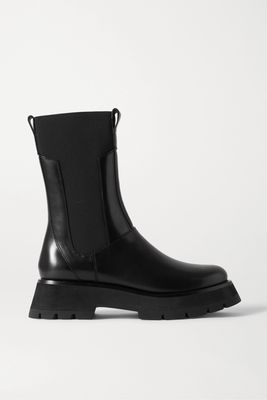 3.1 Phillip Lim - Kate Leather Chelsea Combat Boots - Black
