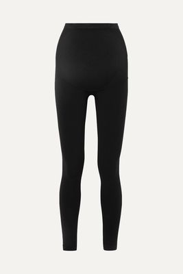 Spanx - Look At Me Now Stretch-jersey Maternity Leggings - Black