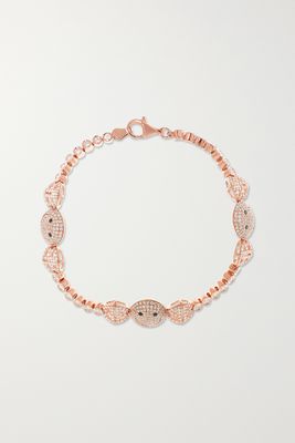 Lorraine Schwartz - 18-karat Rose Gold Diamond Bracelet - one size
