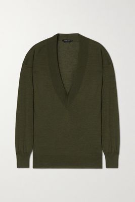 TOM FORD - Cashmere And Silk-blend Sweater - Green