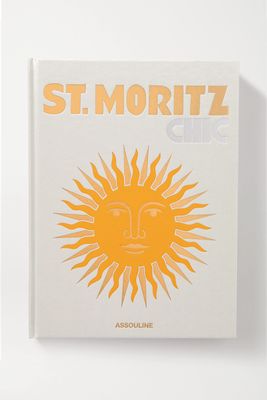 Assouline - St. Moritz Chic By Dora Lardelli Hardcover Book - White