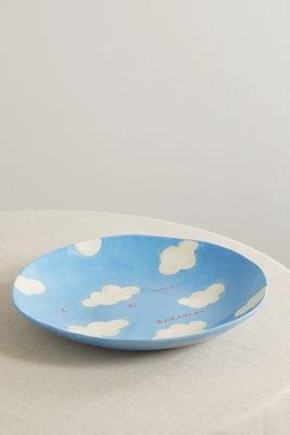 Laetitia Rouget - Large 36cm Ceramic Fruit Platter - Blue