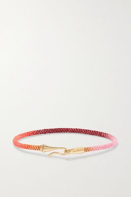 OLE LYNGGAARD COPENHAGEN - Life 18-karat Gold And Rope Bracelet - S