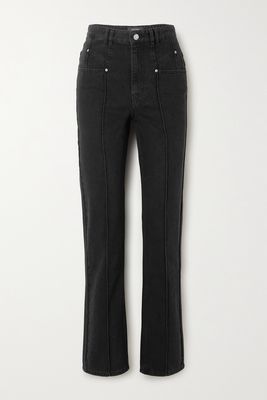 Isabel Marant - Nikora High-rise Straight-leg Jeans - Black