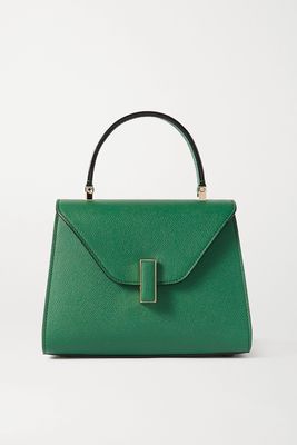 Valextra - Iside Mini Textured-leather Tote - Green