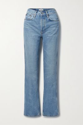 RE/DONE - 90s High-rise Straight-leg Jeans - Blue
