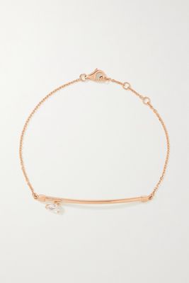 Repossi - Serti Sur Vide 18-karat Rose Gold Diamond Bracelet - one size