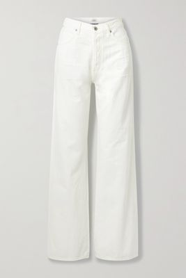 Citizens of Humanity - Annina High-rise Wide-leg Organic Jeans - White
