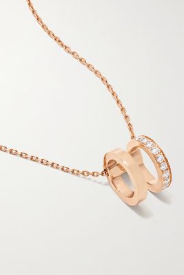Repossi - Berbère 18-karat Rose Gold Diamond Necklace - one size
