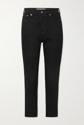 Golden Goose - Frayed High-rise Skinny Jeans - Black