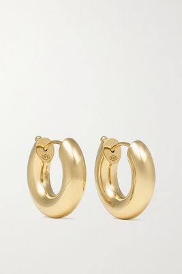 Lauren Rubinski - 14-karat Gold Hoop Earrings - one size