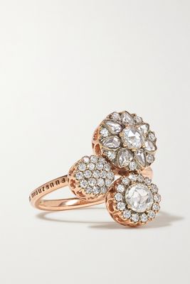 Selim Mouzannar - Beirut 18-karat Rose Gold Diamond Ring - 54