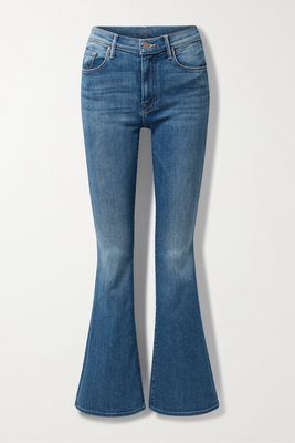 Mother - The Weekender High-rise Flared Jeans - Blue
