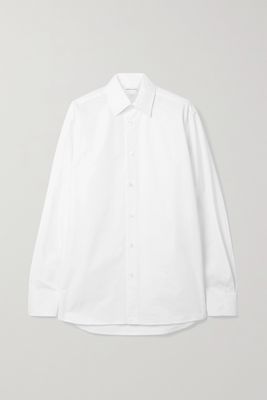 Bottega Veneta - Cotton-poplin Shirt - White