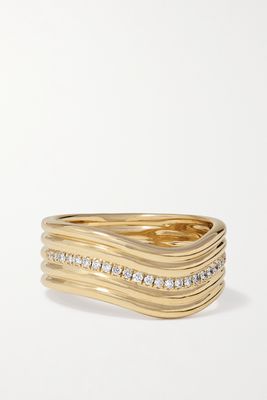 Almasika - Berceau 18-karat Gold Diamond Ring - 5