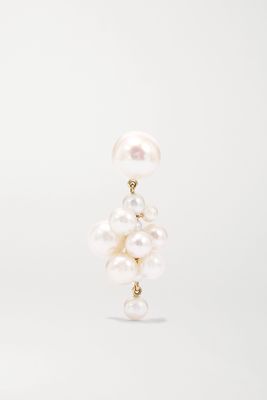 Sophie Bille Brahe - Botticelli 14-karat Gold Pearl Earring - one size
