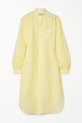 Charvet - Elysee Oversized Linen Nightdress - Yellow