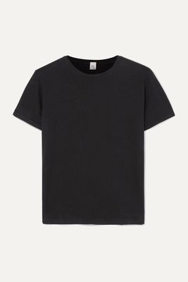 RE/DONE - Classic Cotton-jersey T-shirt - Black