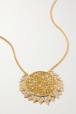 Piaget - Sunlight 18-karat Gold, Sapphire And Diamond Necklace - one size