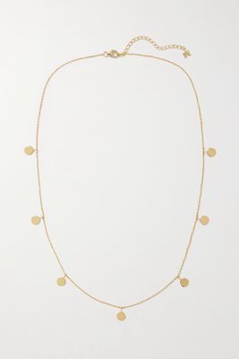Mateo - Dot 14-karat Gold Necklace - one size