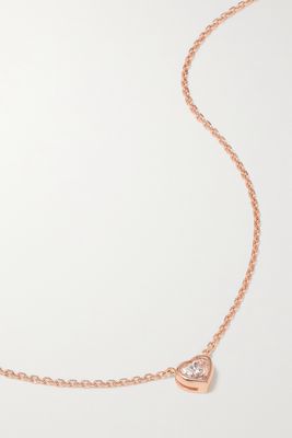 Anita Ko - 18-karat Rose Gold Diamond Necklace - one size