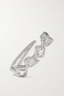 Messika - My Twin 18-karat White Gold Diamond Single Clip Earring - one size