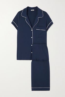 Eberjey - Gisele Stretch-modal Jersey Pajama Set - Blue