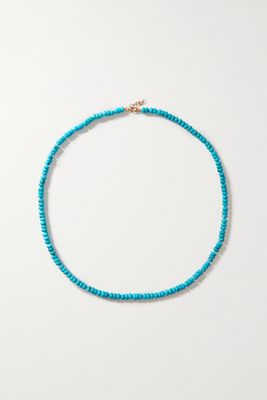 JIA JIA - Gold Turquoise Necklace - Blue