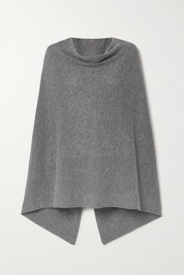 Johnstons of Elgin - Cashmere Poncho - Gray