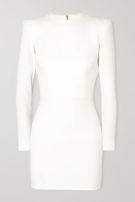 Alex Perry - Kira Stretch-cady Mini Dress - White