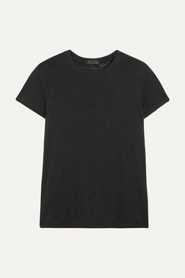 ATM Anthony Thomas Melillo - Schoolboy Slub Cotton-jersey T-shirt - Black