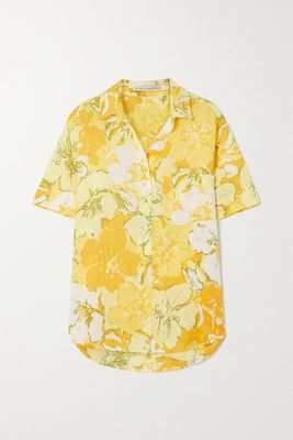 Faithfull The Brand - Malibu Floral-print Linen Shirt - Yellow