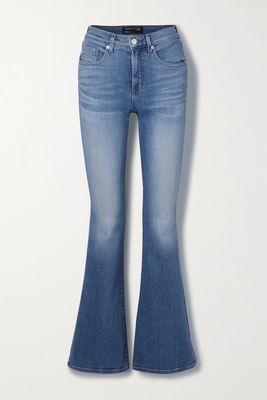 Veronica Beard - Beverly High-rise Flared Jeans - Blue