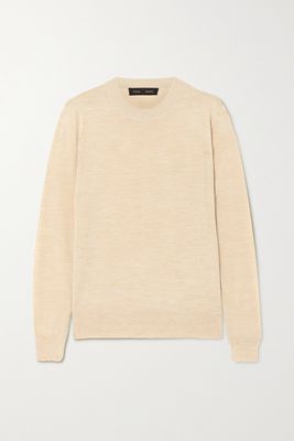 Proenza Schouler - Embroidered Merino Wool Sweater - Neutrals