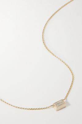 STONE AND STRAND - 10-karat Gold Diamond Necklace - one size