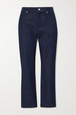 Alexander McQueen - High-rise Straight-leg Jeans - Blue