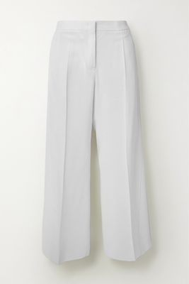 Jil Sander - Pleated Woven Straight-leg Pants - White